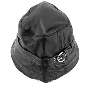 Authentic Coach Leather Hat